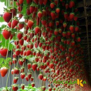 Клубника ампельная Анастасия купить по цене от 370р. в интернет-магазине «Посадика» с доставкой почтой в в Липкие и по всей России – [изображение №1].